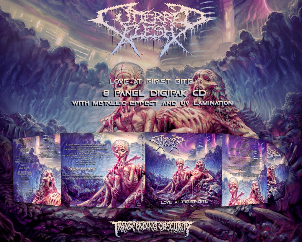 CUTTERRED FLESH - Love At First Bite 8-Panel Digipak CD (Free